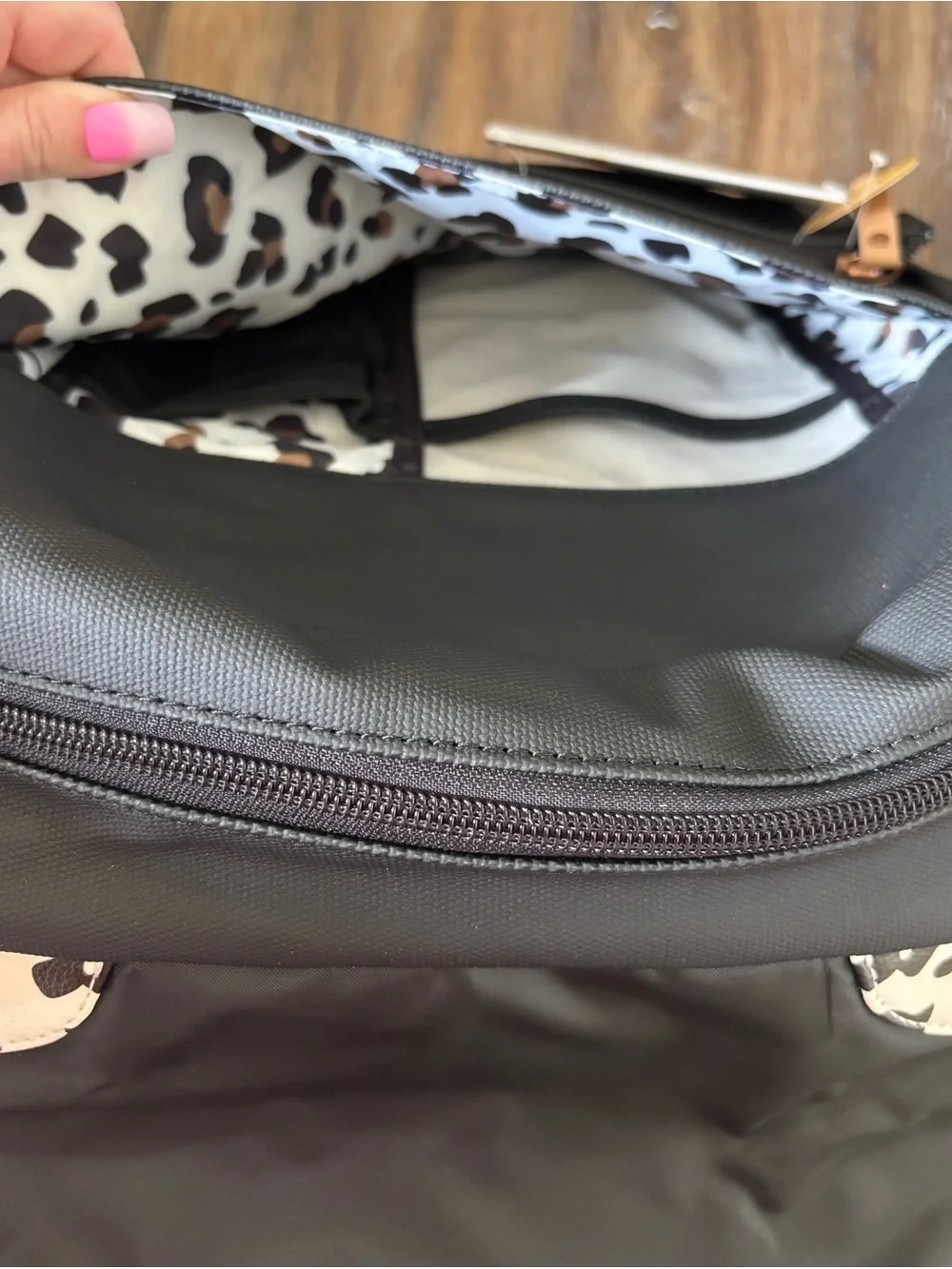 Petunia Pickle Bottom leopard Meta Backpack